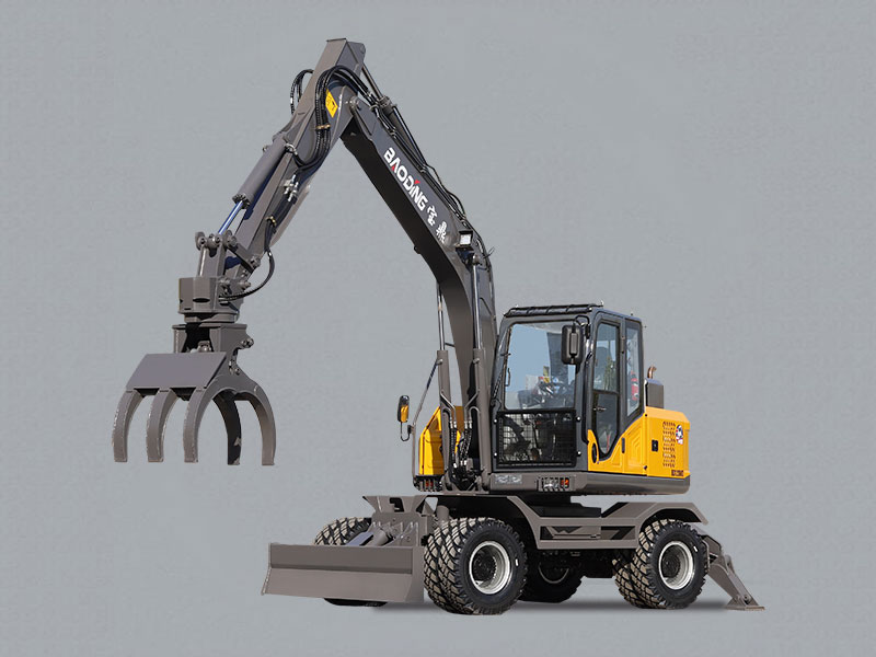 宝鼎BD120WD轮式抓木机